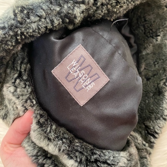 Vinatge Wilson’s Leather Gray Fur Faux Bucket Hat Y2K - Picture 8 of 9